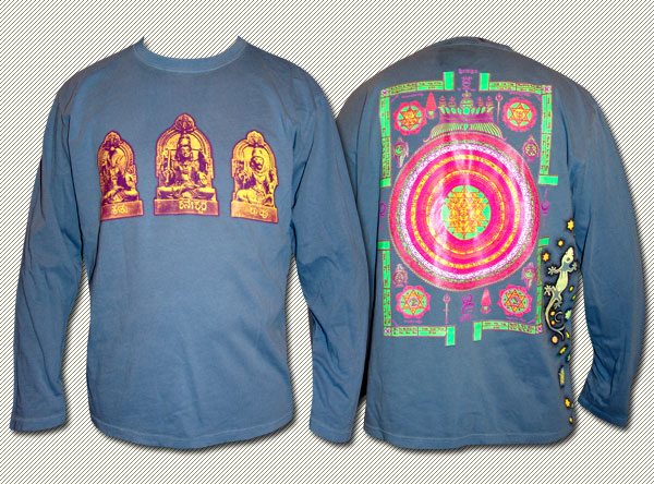 Trimurti Longsleeve, glow in UV