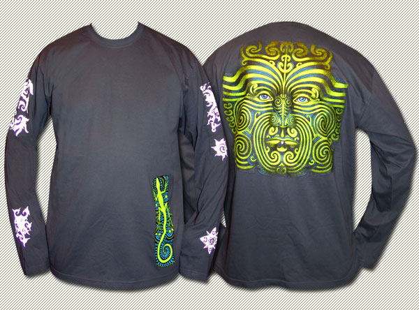 Mask Longsleeve, glow in UV