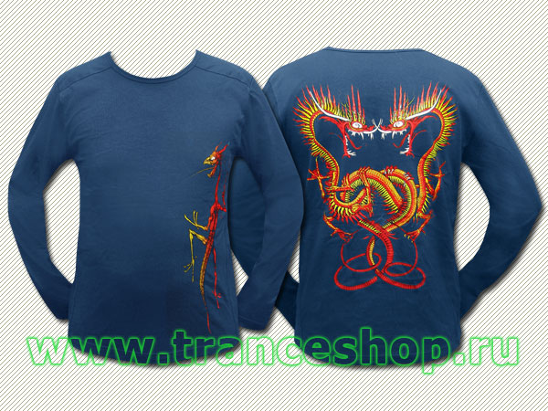 Dragons Longsleeve, glow in UV