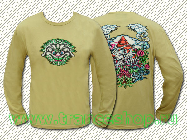 Tibetan pyramid Longsleeve, glow in UV