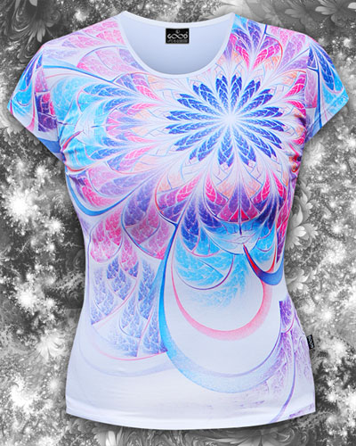 Футболка Fluoro Flower, светится в УФ Футболка Fluoro Flower, светится в УФ