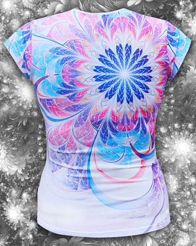 Футболка Fluoro Flower, светится в УФ Футболка Fluoro Flower, светится в УФ