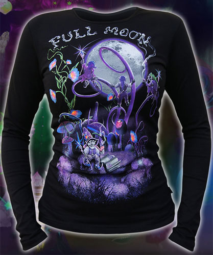 Full Moon Longsleeve, glow in dark & UV Full Moon Longsleeve, glow in dark & UV