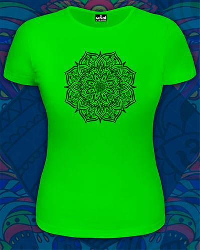 Indian Elephant T-shirt, glow in UV