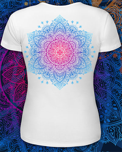 Indian Style T-shirt, glow in UV Indian Style T-shirt, glow in UV