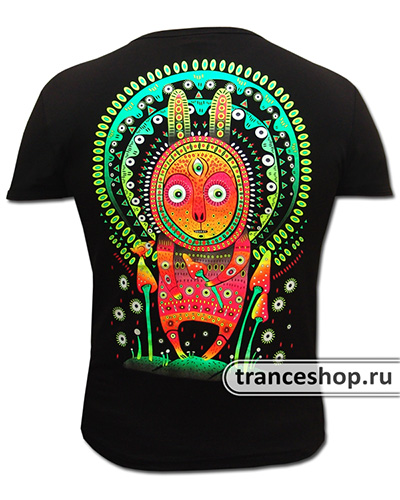Leveret T-shirt, glow in UV