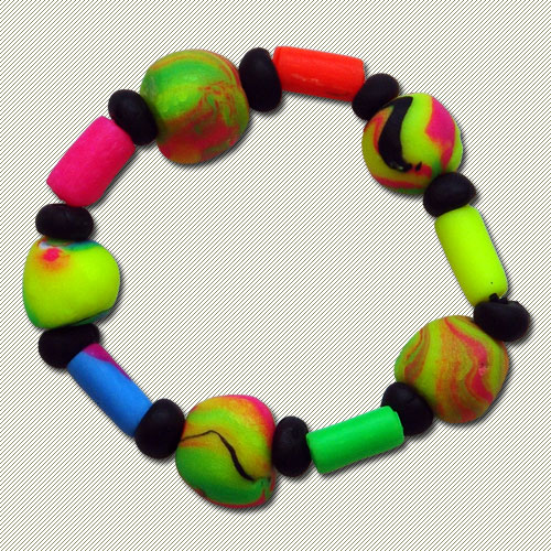 450 Bracelet, glow in UV