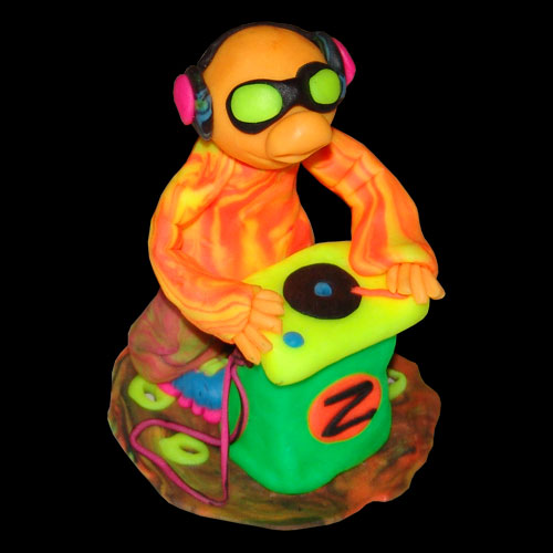 Фигурка kaZantip DJ, светится в УФ