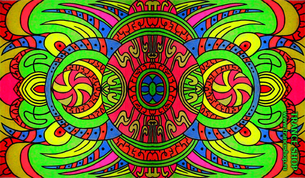 Spirals, glow in UV