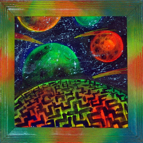 39 Picture, glow in UV