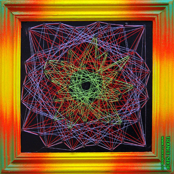 253 Fractal, glow in UV