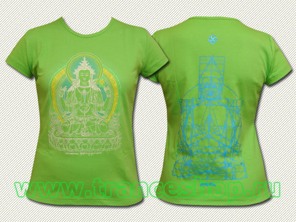 Avalokiteshvara, glow in UV