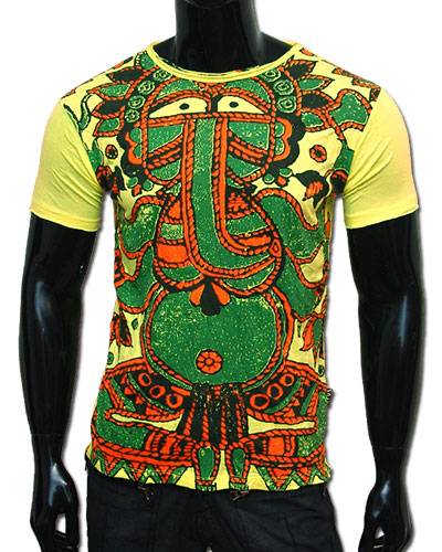 Art-Ganesh T-shirt, glow in UV Art-Ganesh T-shirt, glow in UV