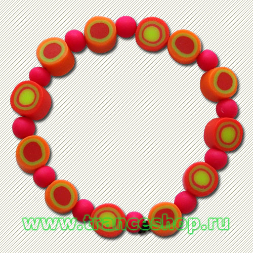 57 Bracelet, glow in UV
