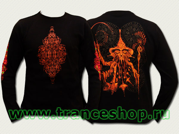 Mushroom wizard Longsleeve, glow in UV