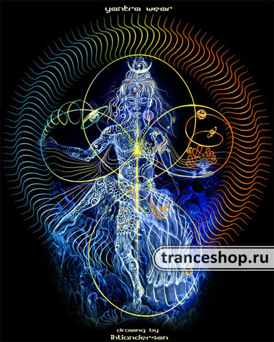 Nataraj T-shirt, glow in dark & UV